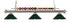 Z-Lite Shark 3 Light Billiard in Brushed Nickel Finish Model: 170BN-MBN