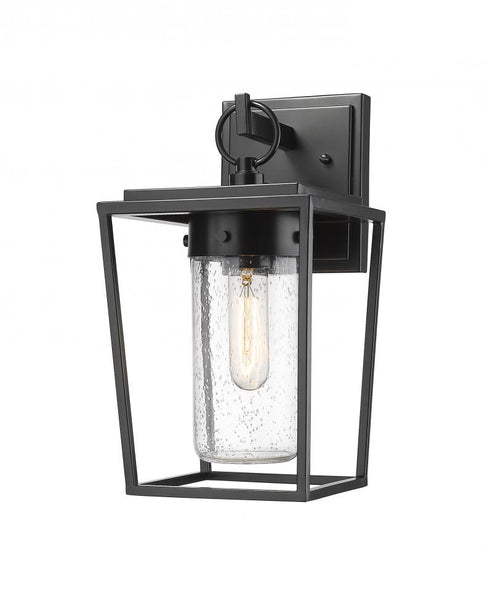 Z-Lite Sheridan 1 Light Outdoor Wall Light in Black Finish Model: 594S-BK