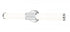 Z-Lite Solange 1 Light Vanity in Brushed Nickel Finish Model: 1021-25W-BN-LED