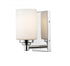 Z-Lite Soledad 1 Light Wall Sconce in Brushed Gold Finish Model: 485-1S-BG