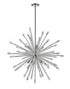 Z-Lite Soleia 10 Light Chandelier in Chrome Finish Model: 4002-10