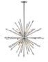 Z-Lite Soleia 10 Light Chandelier in Chrome Finish Model: 4002-10
