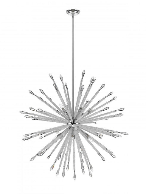Z-Lite Soleia 12 Light Chandelier in Chrome Finish Model: 4002-12