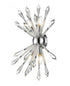 Z-Lite Soleia 4 Light Wall Sconce in Chrome Finish Model: 4002-4S