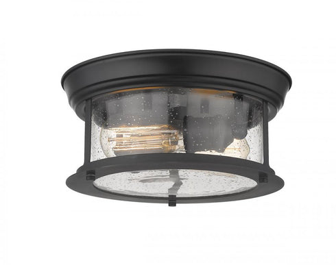 Z-Lite Sonna 2 Light Flush Mount in Brushed Nickel Finish Model: 2002F10-BN