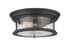 Z-Lite Sonna 2 Light Flush Mount in Chrome Finish Model: 2003F13-CH