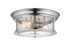 Z-Lite Sonna 2 Light Flush Mount in Chrome Finish Model: 2003F13-CH