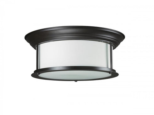 Z-Lite Sonna 3 Light Flush Mount in Bronze Finish Model: 2004F16-BRZ
