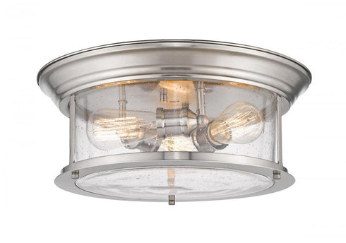 Z-Lite Sonna 3 Light Flush Mount in Bronze Finish Model: 2004F16-BRZ