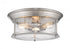 Z-Lite Sonna 3 Light Flush Mount in Bronze Finish Model: 2004F16-BRZ