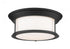 Z-Lite Sonna 3 Light Flush Mount in Bronze Finish Model: 2004F16-BRZ