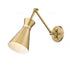 Z-Lite Soriano 1 Light Wall Sconce in Brushed Nickel Finish Model: 351S-BN