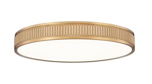 Z-Lite Stari 1 Light Flush Mount in Brushed Nickel Finish Model: 1013F20-BN-LED