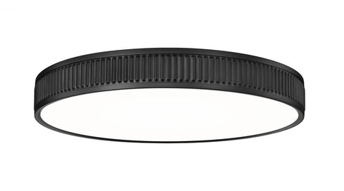 Z-Lite Stari 1 Light Flush Mount in Brushed Nickel Finish Model: 1013F20-BN-LED
