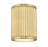 Z-Lite Stari 1 Light Flush Mount in Brushed Nickel Finish Model: 1013F6-BN-LED