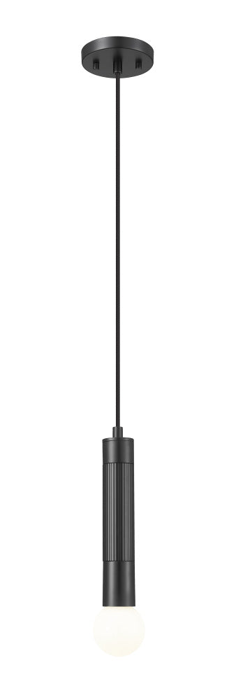 Z-Lite Stari 1 Light Pendant in Brushed Nickel Finish Model: 1956P-BN