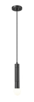 Z-Lite Stari 1 Light Pendant in Brushed Nickel Finish Model: 1956P-BN