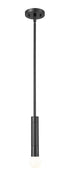 Z-Lite Stari 1 Light Pendant in Brushed Nickel Finish Model: 1956P-ROD-BN
