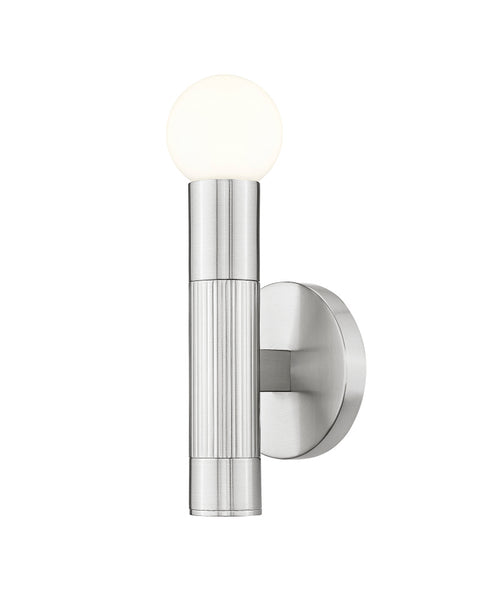 Z-Lite Stari 1 Light Wall Sconce in Brushed Nickel Finish Model: 1956-1S-BN
