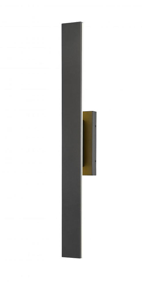 Z-Lite Stylet 2 Light Outdoor Wall Light in Sand Black Finish Model: 5006-36BK-LED
