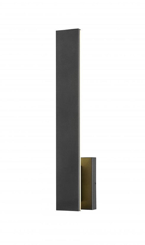 Z-Lite Stylet 2 Light Outdoor Wall Light in Sand Black Finish Model: 5007-24BK-LED