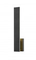 Z-Lite Stylet 2 Light Outdoor Wall Light in Sand Black Finish Model: 5007-24BK-LED