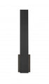 Z-Lite Stylet 2 Light Outdoor Wall Light in Sand Black Finish Model: 5007-24BK-LED
