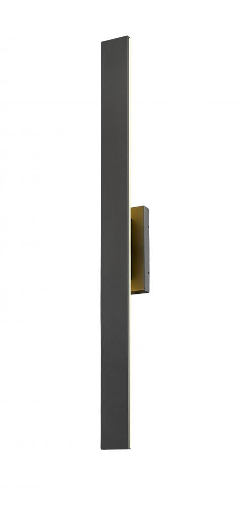 Z-Lite Stylet 4 Light Outdoor Wall Light in Sand Black Finish Model: 5006-48BK-LED