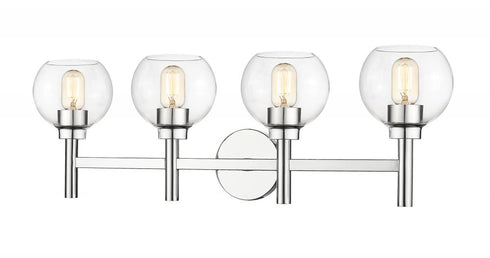 Z-Lite Sutton 4 Light Vanity in Brushed Gold Finish Model: 7502-4V-BG