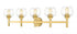 Z-Lite Sutton 5 Light Vanity in Brushed Gold Finish Model: 7502-5V-BG