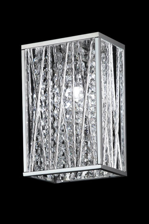 Z-Lite Terra 1 Light Wall Sconce in Chrome Finish Model: 872CH-1S