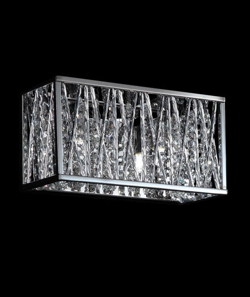 Z-Lite Terra 2 Light Vanity in Chrome Finish Model: 872CH-2V
