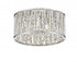 Z-Lite Terra 3 Light Flush Mount in Chrome Finish Model: 872CH-RF12