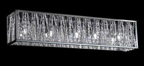 Z-Lite Terra 5 Light Vanity in Chrome Finish Model: 872CH-5V