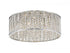 Z-Lite Terra 7 Light Flush Mount in Chrome Finish Model: 872CH-RF18