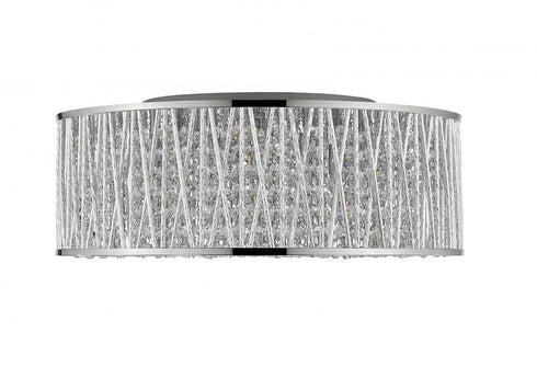 Z-Lite Terra 7 Light Flush Mount in Chrome Finish Model: 872CH-RF18