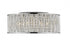 Z-Lite Terra 7 Light Flush Mount in Chrome Finish Model: 872CH-RF18