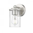 Z-Lite Thayer 1 Light Wall Sconce in Brushed Nickel Finish Model: 742-1S-BN