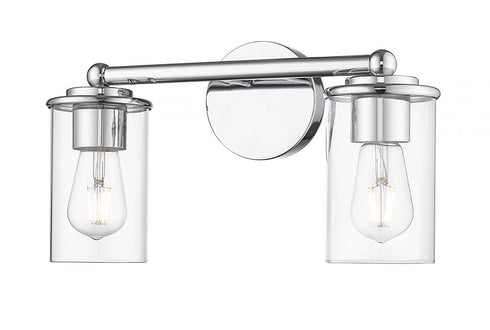 Z-Lite Thayer 2 Light Vanity in Brushed Nickel Finish Model: 742-2V-BN