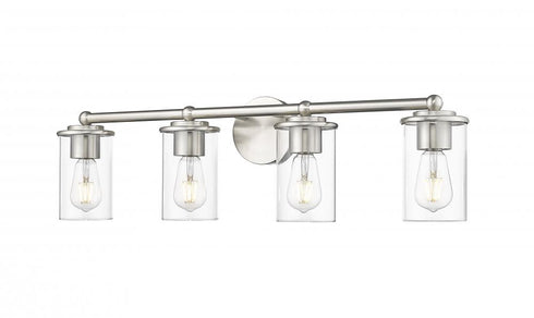 Z-Lite Thayer 4 Light Vanity in Brushed Nickel Finish Model: 742-4V-BN