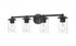 Z-Lite Thayer 4 Light Vanity in Brushed Nickel Finish Model: 742-4V-BN