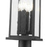 Z-Lite Tiberius 4 Light Outdoor Pier Mounted Fixture in Black Finish Model: 5017PHBR-533PM-BK