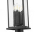 Z-Lite Tiberius 4 Light Outdoor Post Mounted Fixture in Black Finish Model: 5017PHBR-5010P-BK
