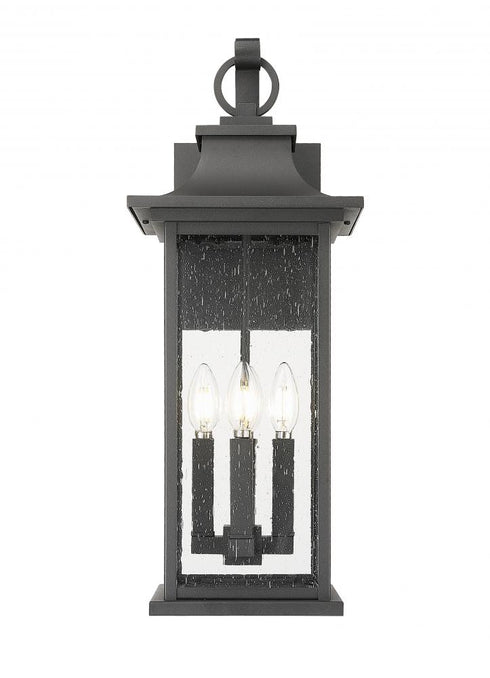 Z-Lite Tiberius 4 Light Outdoor Wall Light in Black Finish Model: 5017B-BK