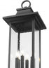 Z-Lite Tiberius 6 Light Outdoor Post Mounted Fixture in Black Finish Model: 5017PHXLR-5010P-BK