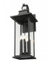 Z-Lite Tiberius 6 Light Outdoor Wall Light in Black Finish Model: 5017XL-BK