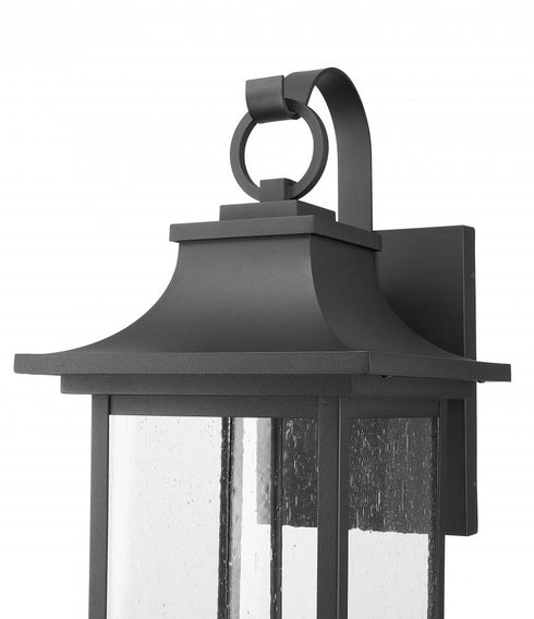 Z-Lite Tiberius 6 Light Outdoor Wall Light in Black Finish Model: 5017XL-BK