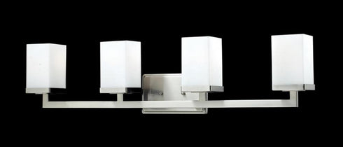 Z-Lite Tidal 4 Light Vanity in Brushed Nickel Finish Model: 1900-4V