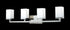 Z-Lite Tidal 4 Light Vanity in Brushed Nickel Finish Model: 1900-4V