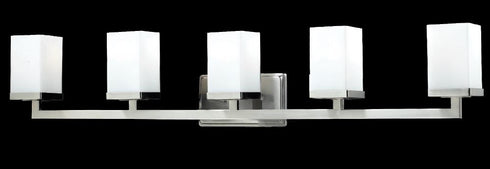 Z-Lite Tidal 5 Light Vanity in Brushed Nickel Finish Model: 1900-5V
